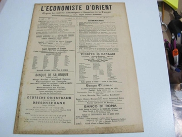Saffet Atabinen ekonomi dogu NO:448 orient 1938 resmi