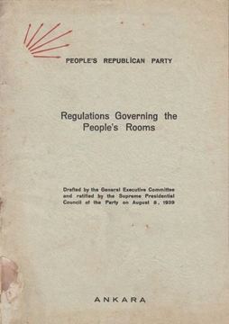 People's Republican Party Regulation Governing the People's Rooms (CHP) resmi