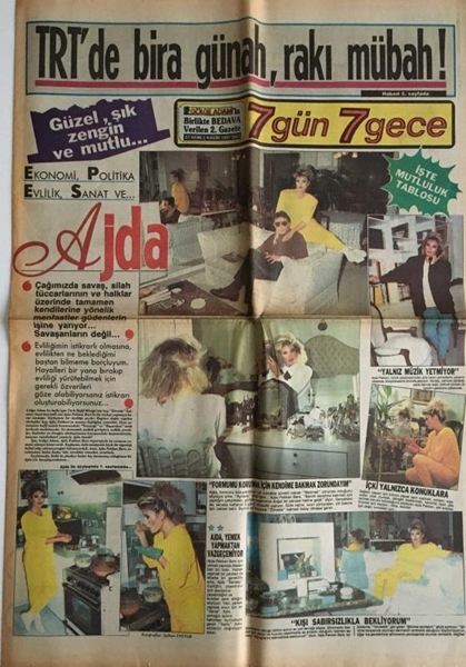 7 Gün 7 Gece Gazetesi - 27 Ekim 3 Kasım 1987 - (Doğum Günü) resmi