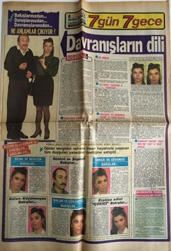 Picture of 7 Gün 7 Gece Gazetesi - 8-15 Aralık 1987 - (Doğum Günü)