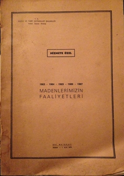 Picture of 1963-1964-1965-1966-1967 Madenlerimizin Faaliyetleri