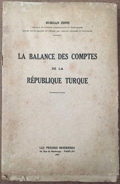 Picture of La Balance Des Comptes De La Republique Turque