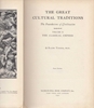 The Great Cultural Traditions - The Foundations of (Volume II) resmi
