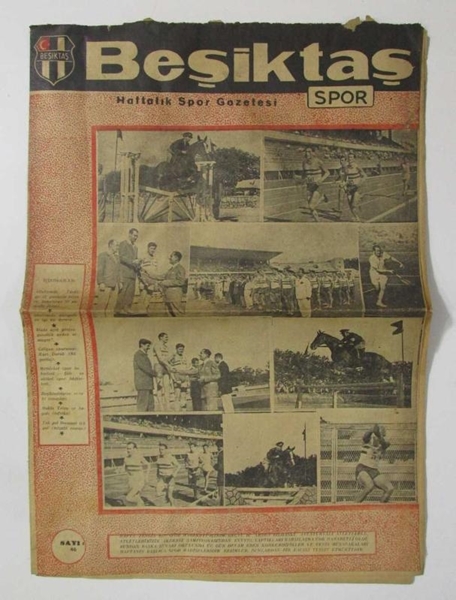 Picture of Beşiktaş Spor Gazetesi - Sene.1, Sayı.46, 1949 - Hakkı Yeten Hayatı, İnönü Stadındaki Atletizm'de Türkiye Birinci
