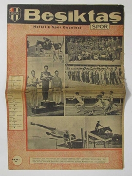 Beşiktaş Spor Gazetesi - Sene.1, Sayı.44, 1949 - Türkiye Atletizm Birincilikleri, Hakkı Yeten Hayatı resmi
