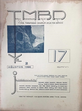 Türk Yüksek Mühendisleri Birliği Dergisi: Sayı:17 / Ağustos 1936 (İspanyada Sulama Meseleleri: Mühendis Muhittin Kulin) resmi