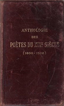Picture of Anthologie des Poetes du XIXe Siecle