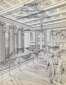 Sotheby's London - Books and Maps - April 1991 (Kitaplar ve Haritalar) resmi