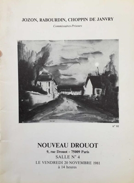 Collection De Dessins Anciens Tableaux Anciens Dessins Modernes - Novembre 1981 (Eski Çizimler Koleksiyonu Eski Resimler Modern Çizimler) resmi
