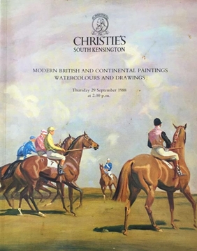 Christie's South Kensington - Modern British and Continental Paintings Watercolours and Drawings - September 1988 (Modern İngiliz ve Kıta Resimleri Suluboya ve Çizimler) resmi