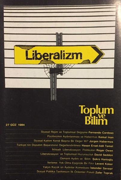 Toplum ve Bilim: 27 Güz 1984 (Liberalizm) resmi