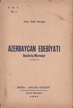 Azerbaycan Edebiyatı - Seçilmiş Mısralar resmi