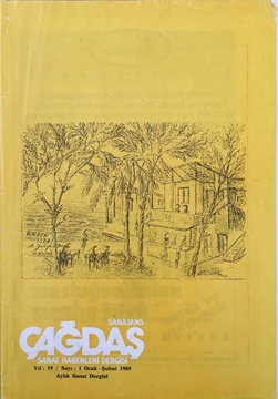 Çağdaş Sanat Haberleri Dergisi: Yıl 19 / Sayı 1 / 1 Ocak-Şubat 1989 Aylık Sanat Dergisi resmi