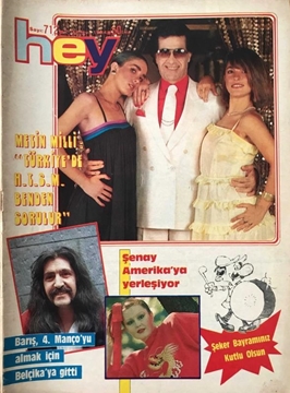Hey Dergisi: Sayı: 714 / 2 Temmuz 1984 (Metin Milli Türkiye'de H.T.S.M. Benden Sorulur - Barış 4. Manço'yu Almak İçin Belçika'ya Gitti) resmi