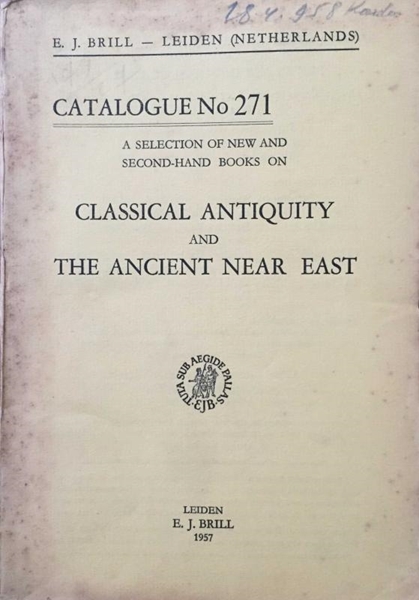 Classical Antiquity and The Ancient Near East - Catologue No: 271 resmi