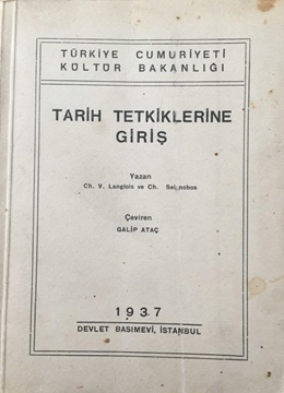 Picture of Tarih Tetkiklerine Giriş