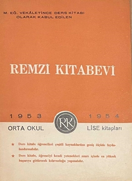 Picture of M. Eğ. Vekaletince Ders Kitabı Olarak Kabul Edilen 1953 Orta Okul - 1954 Lise Kitapları