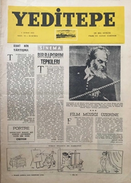 Yeditepe On Beş Günlük Sanat Gazetesi: Sayı 78 / 1 Şubat 1955 (Film Müziği Üzerine - Eski Bir Tartışma - Bir Raporun Tepkileri) resmi