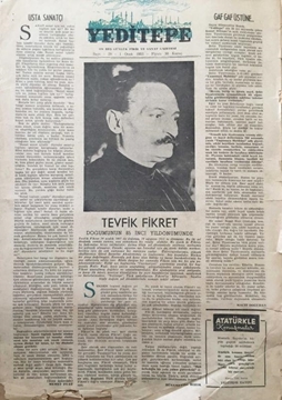 Picture of Yeditepe On Beş Günlük Sanat Gazetesi: Sayı 28 / 1 Ocak 1953 (Tevfik Fikret Doğumunun 85 inci Yıldönümünde)