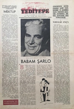 Picture of Yeditepe On Beş Günlük Sanat Gazetesi: Sayı 26 / 1 Aralık 1952 (İstanbul Şehir Tiyatrosu Jürisinin Kadirga Hakkındaki Raporu Münasebetiyle Mektup)