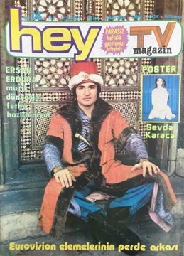 Picture of Hey Tv Magazin Dergisi: Sayı: 14 / 13 Şubat 1978 (Sevda Karaca Poster - Ersan Erdura Müzik Dünyasını Fethe Hazırlanıyor)