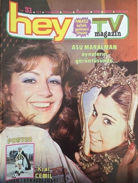 Hey Tv Magazin Dergisi: Sayı: 31 / 12 Haziran 1978 (Asu Maralman Aynaların Görüntüsünde - Futbol Sahalarında Bir Kral: Cemil Turan) resmi