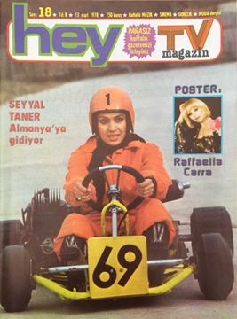 Picture of Hey Tv Magazin Dergisi: Sayı: 18 / 13 Mart 1978 (Seyyal Taner Plak Yapmak İçin Almanya'ya Gidiyor - Recep Kaymak: Aldırma Gönül Aldırma)