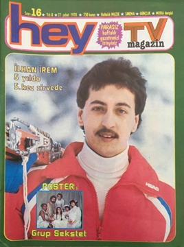 Picture of Hey Tv Magazin Dergisi: Sayı: 16 / 27 Şubat 1978 (İlhan İrem 5 Yılda 5. Kez Zirvede - Ayla Algan'ın Annesi Sergi Açtı)