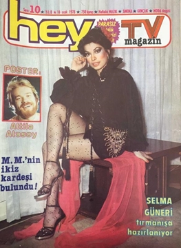 Hey Tv Magazin Dergisi: Sayı: 10 / 16 Ocak 1978 (M.M.'nin İkiz Kardeşi Bulundu! - Selma Güneri Tırmanışa Hazırlanıyor) resmi
