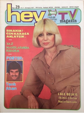 Hey Tv Magazin Dergisi: Sayı: 29 / 30 Mayıs 1977 (Bırakın! Cem Karaca Anlatsın - Yaz Mayolarında Reform - Lale Belkıs İkinci Çıkışa Hazırlanıyor) resmi