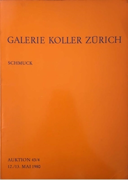 Galerie Koller Zürich / Schmuck - Auktion 43/4 - MAI 1980 (Koller Gallery Zürih - Müzayede 43/4) resmi
