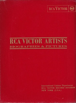 Picture of RCA Victor Artists Biographies and Pictures Catalogue - RCA Sanatçılarının Biyografisi ve Fotoğrafları (Plak Katalog)