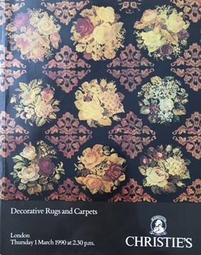 Christie's - Decorative Rugs and Carpets - London / March 1990 (Dekoratif Kilim ve Halılar / Mart 1990) resmi