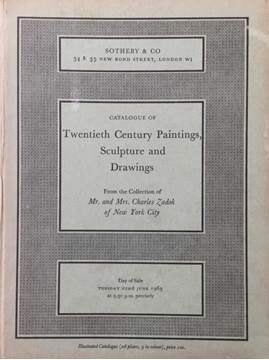 Picture of Sotheby Co - Twentieth Century Paintings, Sculpture and Drawings - London / June 1965 (Yirminci Yüzyıl Resimleri, Heykelleri ve Çizimleri)