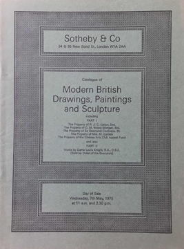 Picture of Sotheby Co - Modern British Drawings, Paintings and Sculpture - London / May 1975 (Modern İngiliz Çizimleri, Tabloları ve Heykelleri / Mayıs 1975)