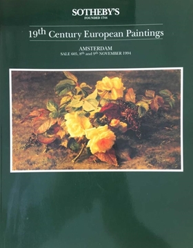 Sotheby's - 19th Century European Paintings - Amsterdam / November 1994 (19. Yüzyıl Avrupa Resimleri / Kasım 1994) resmi