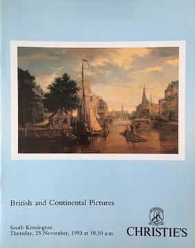 Christie's: British and Continental Pictures - South Kensington / November 1993 (İngiliz ve Kıta Resimleri / Kasım 1993) resmi