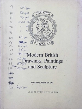 Picture of Christie's: Modern British Drawings, Paintings and Sculpture / March 1967 (Modern İngiliz Çizimleri, Tabloları ve Heykelleri / Mart 1967)