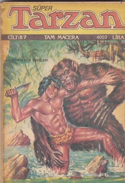 Süper Tarzan - Tam Macera, Cilt 57, 4000 Lira resmi