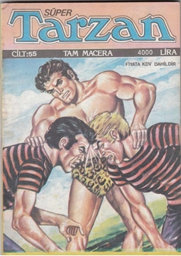 Süper Tarzan - Tam Macera, Cilt 55, 4000 Lira resmi