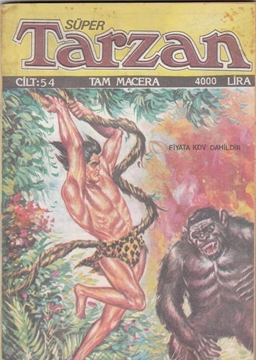 Süper Tarzan - Tam Macera, Cilt 54, 4000 Lira resmi