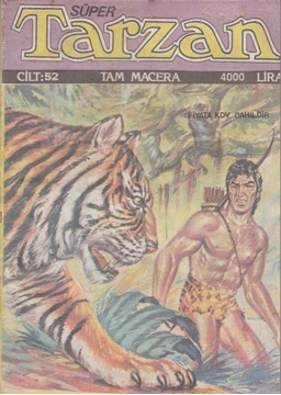 Süper Tarzan - Tam Macera, Cilt 52, 4000 Lira resmi