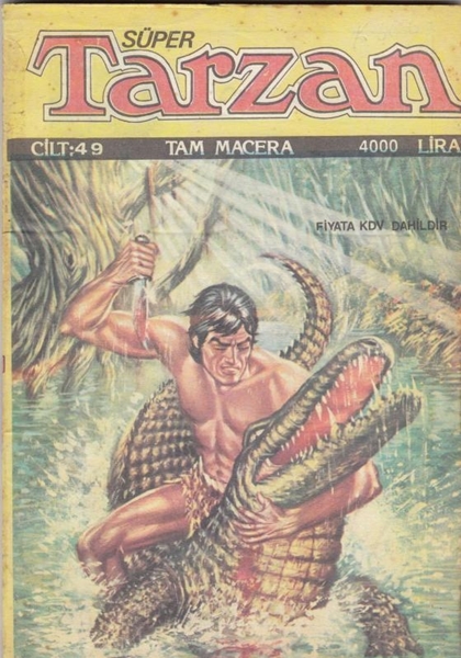 Süper Tarzan - Tam Macera, Cilt 49, 4000 Lira resmi
