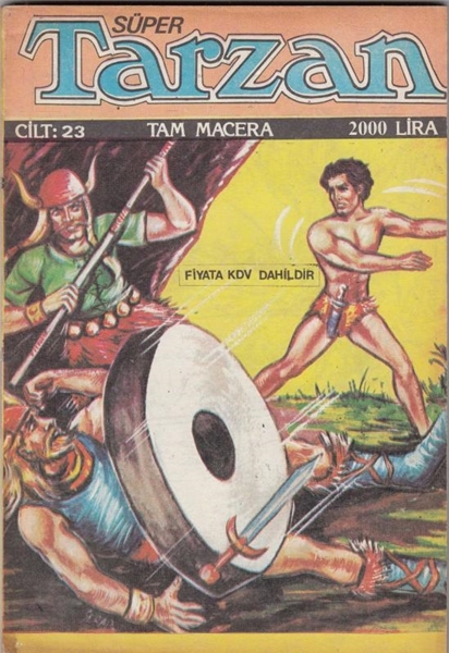 Süper Tarzan - Tam Macera, Cilt 23, 2000 Lira resmi