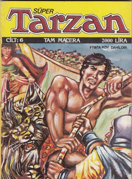Süper Tarzan - Tam Macera, Cilt 6, 2000 Lira resmi