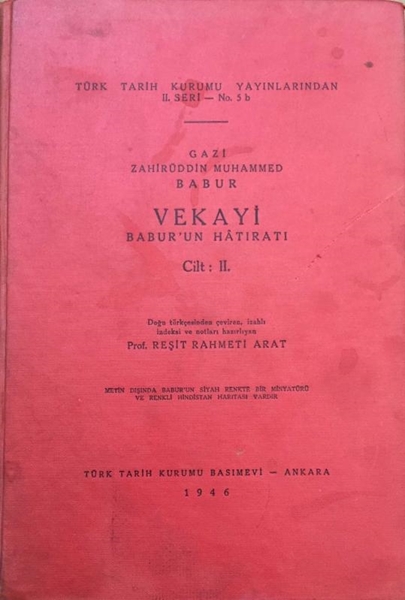 Picture of Vekayi: Babur'un Hâtıratı - Cilt: II