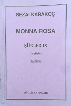 Sezai Karakoç Şiirler IX : Monna Rosa / İlk Şiirler resmi