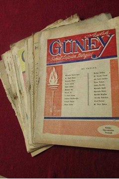 Adana Güney Dergisi -8 Adet- 1963 Yılı İlham Bilgen resmi