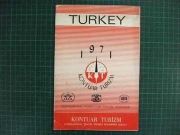 Turkey 1971 KONTUAR TURİZM resmi