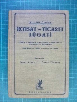iktisat ve ticaret lügatı 1948 sözlük - altı dil resmi